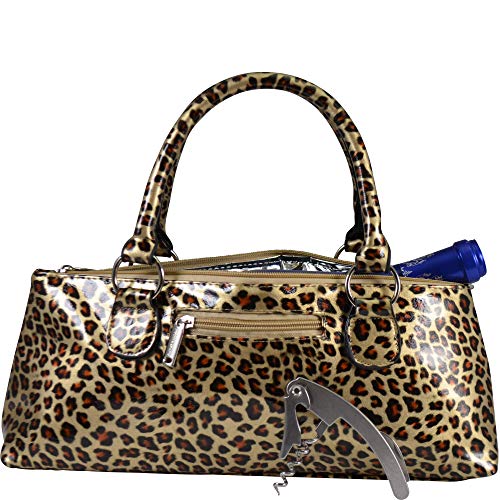 PRIMEWARE Cheetah Wine Clutch - color: Cheetah