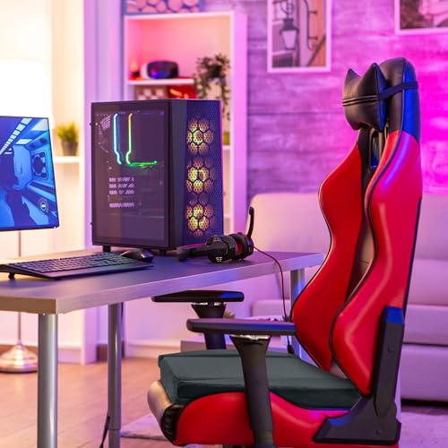 BALAPET Ultra Soft Gaming Chair Cushion for Long Sitting Gamers,Tailbone Pain Reduce Cushion for Office Chair(Gray) - color: Gray