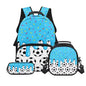 Kids Football Backpack Set for Boys, School Bookbag and Pencil Case Bundle,Preschool Primary School Backpacks with Lunch Box and Pencil Case for Back to School Supplies - color: Football -3