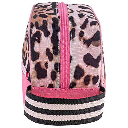 Stephen Joseph, Kids Toiletry Bag, Boys and Girls Toiletry Kit, Travel Bag - color: Leopard