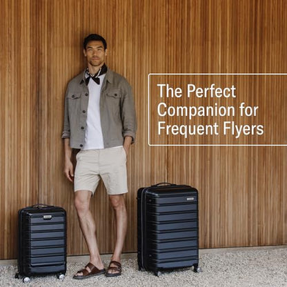 Samsonite Omni 2 Hardside Expandable Spinner Wheel Luggage, Checked Medium 24 in, Nova Teal - color: Nova Teal, size: Checked-Medium Spinner