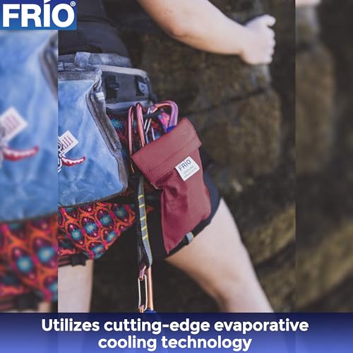 FRIO Cooling Wallet - Insulin Cooler for 45+ Hours of Stress Free On The Go - Burgundy - Large - color: Burgundy, size: Large