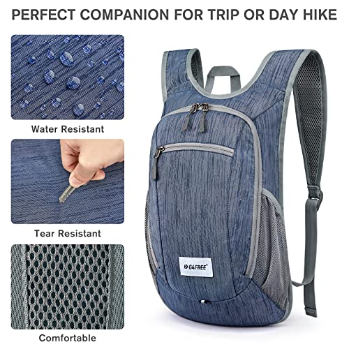 G4Free 10L/15L Hiking Backpack Lightweight Packable Hiking Daypack Small Travel Outdoor Foldable Shoulder Bag - color: Dark Blue, size: 20L