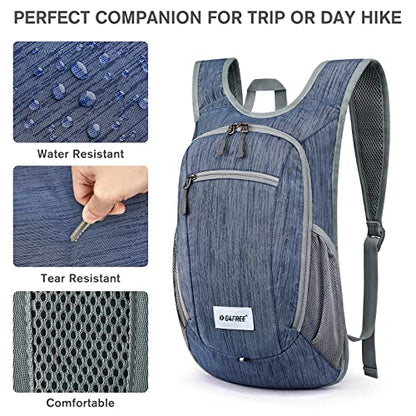 G4Free 10L/15L Hiking Backpack Lightweight Packable Hiking Daypack Small Travel Outdoor Foldable Shoulder Bag - color: Dark Blue, size: 20L