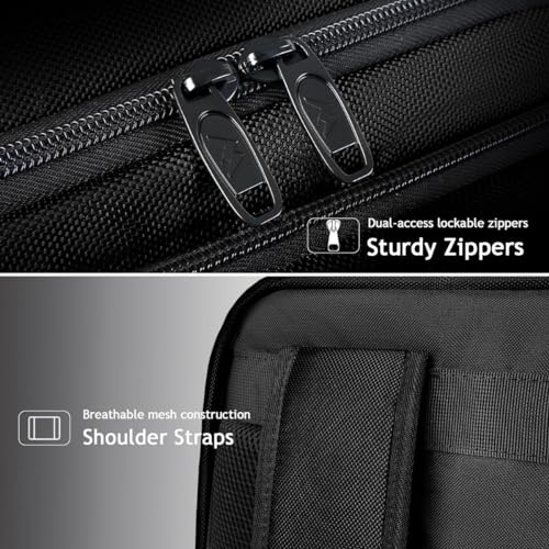 MATEIN Carry on Backpack, 40L Flight Approved Large Travel Laptop Backpack, 17 Inch Water Resistant Luggage Computer Daypack College Weekender Overnight Bag for Men & Women, Black - color: Black, size: X-Large