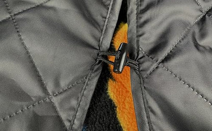 DOWN UNDER OUTDOORS Large Waterproof Windproof Extra Thick 350 GSM Quilted Fleece, or Sherpa Stadium Blanket - color: Feathers