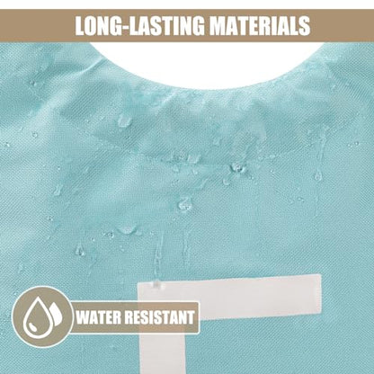 DOKEHOM 95L Large Laundry Basket, Collapsible Laundry Bag, Freestanding Tall Clothes Hamper, Foldable Washing Bin (Light Blue) - color: Light Blue, size: 95L