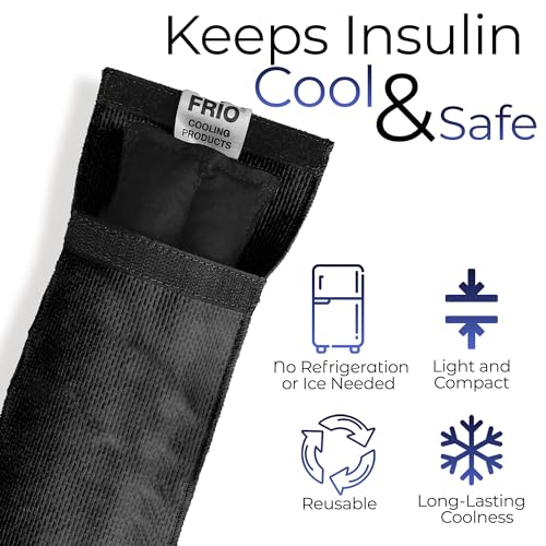 FRIO Cooling Wallet - Insulin Cooler for 45+ Hours of Stress Free On The Go - Black - Individual - color: Black, size: Individual