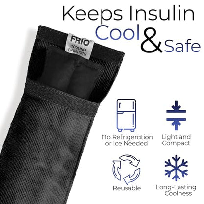 FRIO Cooling Wallet - Insulin Cooler for 45+ Hours of Stress Free On The Go - Black - Individual - color: Black, size: Individual