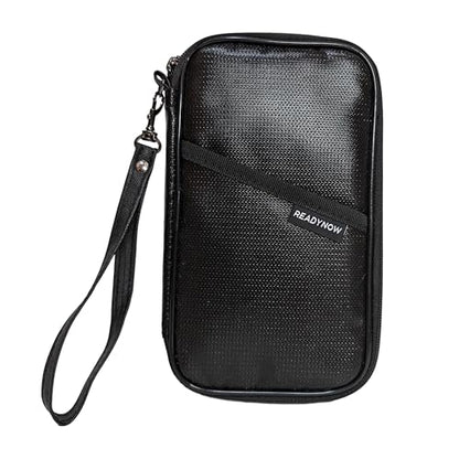 Fireproof Travel RFID Blocking Passport Holder Wallet - Ready Now Bags - Multi-functional Organizer for Men and Women, Large Family Capacity for Passports, Cards, and Documents, 8.9in x 4.8 in x 0.7in
