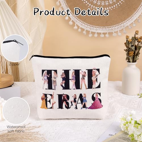 Singers Merch Makeup Bag, Music Lovers Gifts for Women, Music Fan Album Inspired Gift, Waterproof Travel Toiletry Cosmetic Organizer Zipper Pouch, Birthday Christmas Gifts for Girls Women Music Fans - style: Singer Bag