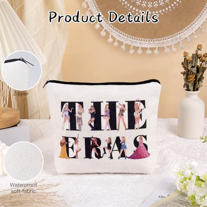 Singers Merch Makeup Bag, Music Lovers Gifts for Women, Music Fan Album Inspired Gift, Waterproof Travel Toiletry Cosmetic Organizer Zipper Pouch, Birthday Christmas Gifts for Girls Women Music Fans - style: Singer Bag