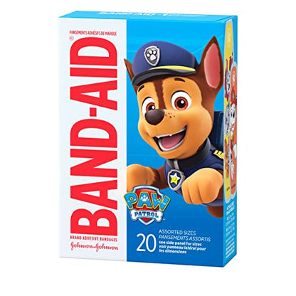 Band-Aid Adhesive Bandages, 20 ct (Pack of 2) | Nickelodeon PAW Patrol | First Aid | Assorted - size: 20 Count (Pack of 2), style: PAW Patrol