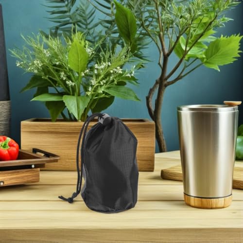 SOIMISS 2PCS Waterproof Raincoat Carrying Bags - Drawstring Storage Pouch Case - Rain Poncho Organizer - Rain Gear Pocket Bags for Cycling Hiking Camping Travel