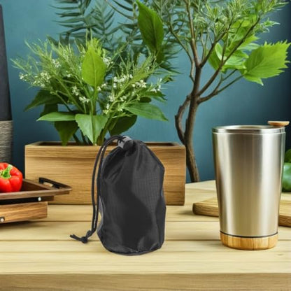 SOIMISS 2PCS Waterproof Raincoat Carrying Bags - Drawstring Storage Pouch Case - Rain Poncho Organizer - Rain Gear Pocket Bags for Cycling Hiking Camping Travel