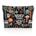 Mens Cosmetic Bag Mens Grooming Bag Travel Toiletry Bags for Men Beard Things Zipper Makeup Pouch Beard Stuff Makeup Bags for Boy Teens Son Husband Father Grandfather Father's Day Birthday Gifts - color: Multicolor 0003