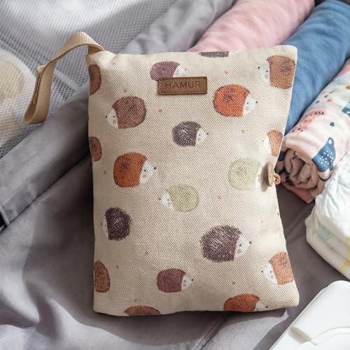 HAMUR Baby Diaper Bag Organizer – Compact & Foldable Stroller Pouch for Newborn Essentials | Travel-Friendly | Fits Boys & Girls (Urchin) - color: Urchin
