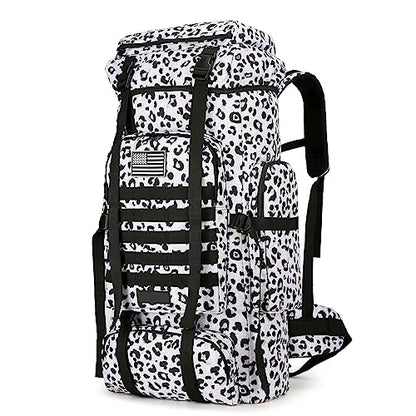 Hiking Backpack for Men 70L/100L Camping Backpack Military Rucksack Molle 3 Days Assault Pack for Climbing | Camping Backpack - color: 70l-leopard