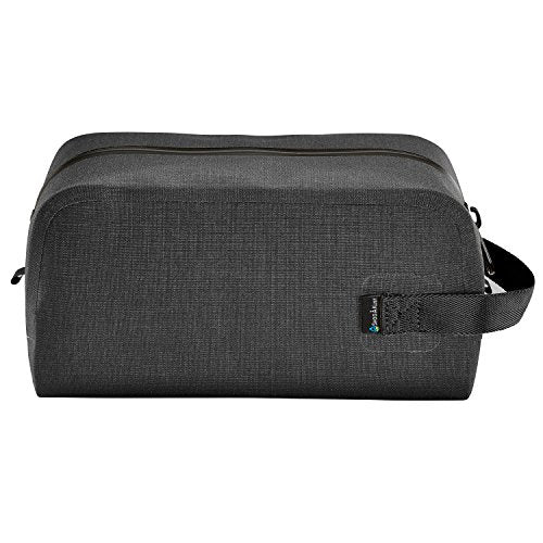 Skog Å Kust DoppSåk Waterproof & Leak-Proof Travel Toiletry Bag | Small, Black - color: Black, size: Small