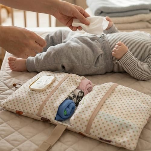 HAMUR Baby Diaper Bag Organizer – Compact & Foldable Stroller Pouch for Newborn Essentials | Travel-Friendly | Fits Boys & Girls (Urchin) - color: Urchin