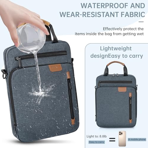 9-11 Inch Tablet Sleeve Bag, Padded Protective Travel Carrying Case for iPad A16 2025, iPad Air M4 11-inch 2026 M3 M2, iPad Pro M5/M4 11 inch, iPad 10/9/8/7th, Galaxy Tab A9+/S9/S8 11" - color: Blue, size: 9-11 Inch