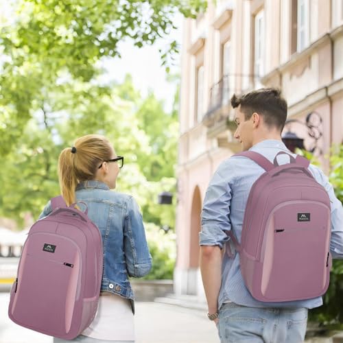 MATEIN Personal Item Backpack 18 * 14 * 8, Underseat 15.6 inch Travel Laptop Backpack for Women, Sturdy Water Resistant Slim Daypack College Computer Bag Gift, Dark Purple - color: Dark Purple, size: 15.6 Inch