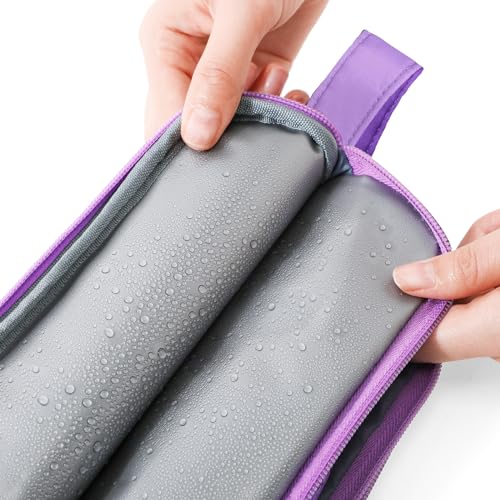 Galaxy-Purple Travel Toiletry Bag, Waterproof Hanging Wash Bag Toiletries for Girls, Kid - color: Galaxy-Purple