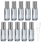 Segbeauty 10ML Empty Perfume Bottles, 10pcs Mini Refillable Atomizer, Portable Leak-proof Glass Spray Bottles for Travel Sample Dispenser - color: Gray, style: Mini Bottle Set