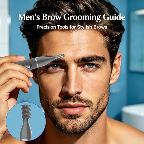 Nose Hair Trimmer for Men and Women,3 in 1 Painless Rechargeable Ear and Nose Trimmer,Eyebrow Facial Hair Trimmers All in One Grooming Kit Dual Edge Blades for Smoother Removal,Easy Cleansing - color: Gray-3 in 1
