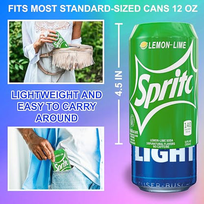 BeerSkin Skywin Silicone Can Covers that Look Like Soda - 10 Pack 12 oz (355ml), Reusable & Durable Soda Can Cover, Fun Kozies for Cans for Camping, Parties, Outdoor, Beach Accessories (Grass Green) - size: Grass Green