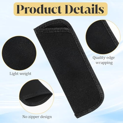 4 Pack Soft Eyeglass Case, 6.14x2.36Inch Slip in Opening Design Protective Glasses Pouch, Easy to Carry Travel Holder for Eyeglasses Sunglasses, Eye Glass Storage