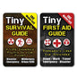 Tiny Survival Guide – Micro EDC Emergency Preparedness Pocket Handbook for Camping, Hiking, Bushcraft, SAS & First Aid – Fits Wallet, Bug Out Bag or Glove Box - style: 1 Tiny Guide + 1 Tiny Field Guide