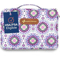 KeepGoing Large Home First Aid Kit for Kids – 270 Pc. for Car, Home, Dorm, & Boat with Latex-Free Bandages – 10 x 7 x 3.5 in. Travel First Aid Kit (Boho) - style: Boho