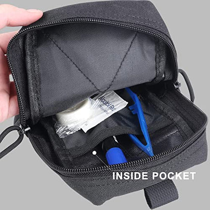 Mini MOLLE Pouch Multi-Purpose Compact Tactical Waist Bags Small Utility EDC Pouch