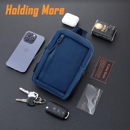 USHAKE Small Crossbody Bags for Women Men - Mini Sling Bag for Traveling and Hiking - color: Navy Blue