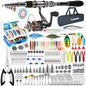 PLUSINNO Fishing Rod, Telescopic Fishing Rod and Reel Combo, Collapsible Travel Fishing Pole Rod Starter Kit, Carbon Fiber Fishing Rods and 12 +1 Bearings Stainless Steel, Fishing Gifts for Men Adults - color: Rod Combo & 137 Tackle Kit, size: 2.1m 6.89ft