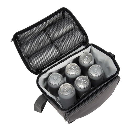 Carhartt Camping Cooler, Worksite Lunchbox, Soft Shell Lunch Bag for Construction Sites, Work and Everyday Use, Gray - color: Gray