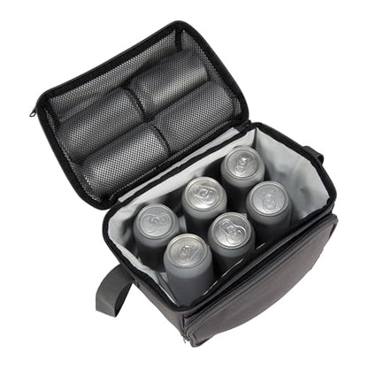 Carhartt Camping Cooler, Worksite Lunchbox, Soft Shell Lunch Bag for Construction Sites, Work and Everyday Use, Gray - color: Gray