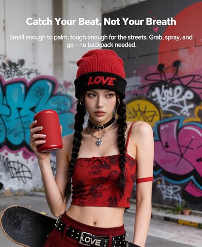 Portable Bluetooth Speaker Beach Essentials: Powerful Crystal Clear Sound/Dynamic Light/IPX5 Waterproof/All Day Playtime/Wireless BT 5.3/TWS Paring, Dad Gifts, Outdoor|Travel|Camping|Pool Accessories - color: Red
