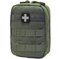 Carlebben EMT MOLLE Ifak Pouch Tactical MOLLE Medical First Aid Kit Utility Pouch Olive - color: Olive