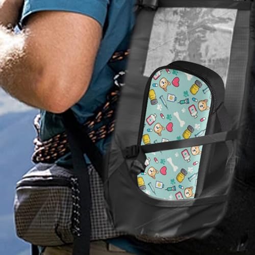 Insulin Cooler Travel Case with Top Handle for Adluts Easy to Carrying, Cute Puppy Diabetic Care Organizer Portable Diabetic Supplies Bag for Medication Supplies - color: Cute Puppy