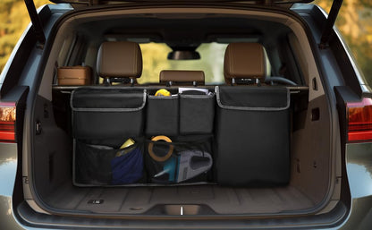XHRING Car Trunk Organizer Storage Backseat Hanging Bag for Jeep Wrangler Grand Cherokee Renegade Cherokee Compass JL Wagoneer Patriot Liberty JK TJ Commander 2/4 Door SUV Accessories 2000-2025 2026