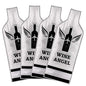 [UPGRADED PROTECTION] 4 Set (8 pcs) Reusable Wine Bags for Travel, Wine Travel Protector, Bottle Travel Sleeve Case For Airplane, Car, Cruise, TRIPLE Protection Luggage Leak-Proof Safety Impact Resist - size: 4 Set