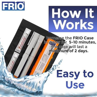 FRIO Cooling Wallet - Insulin Cooler for 45+ Hours of Stress Free On The Go - Purple - Large - color: Purple, size: Large