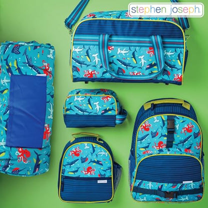 Stephen Joseph, Kids Toiletry Bag, Boys and Girls Toiletry Kit, Travel Bag - color: Green Construction