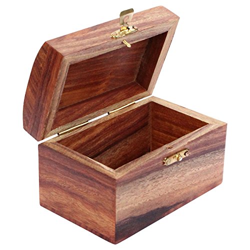 ITOS365 Handmade Wooden Jewelry Box for Women Jewel Organizer Moon and Stars