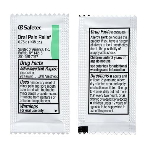Adventure Medical Kits Dental Medic Kit - Travel Dental Kit for Emergency Tooth Care - Includes Orasol Gel, Tural Tea, Temporary Cavity Filling & More