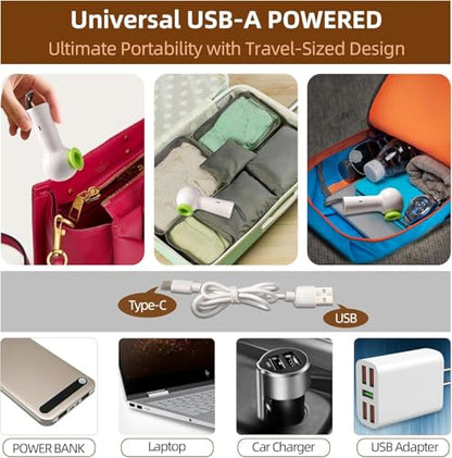 Travel Vacuum Bags with Rechargeable USB Pump, 6 Pack Carry-On Size Vacuum Travel Bags for Luggage & Suitcase, Vacuum Bags for Travel, Space Saver Compression Bags for Clothes & Clothing - style: 6 Vacuum Bags + Wirelwss Charging Pump