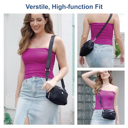 Pander Crossbody Sling Bag – Everyday Purse with Adjustable Strap, Perfect for Travel, Errands, and Daily Use - color: Lilac Purple