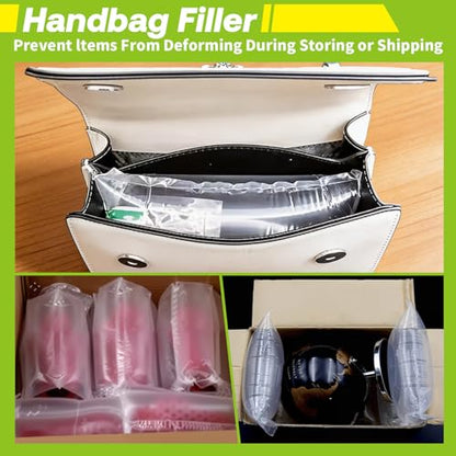 250 Count Packing Air Pillows for Shipping with Pump Inflatable Shipping Supplies Box Filler Alternative to Packing Peanuts Size 3.54" x 7.87" - color: 3.54" x 7.87", size: 250 Count